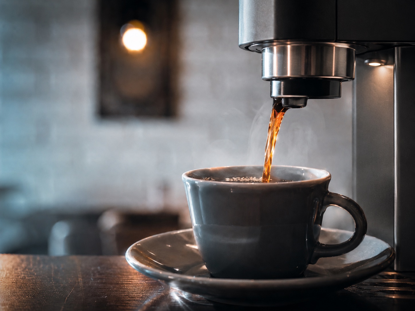 コーヒーを抽出する業務用コーヒーマシン